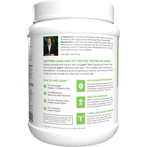 Lean1 Meal Replacement Protein Shake, Strawberry Flavor, 15 Serving Tub