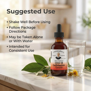 Christopher'S Original Formulas Liver & Gallbladder Formula, Herbal Supplement for Detox & Digestive Support, 2 Fl Oz