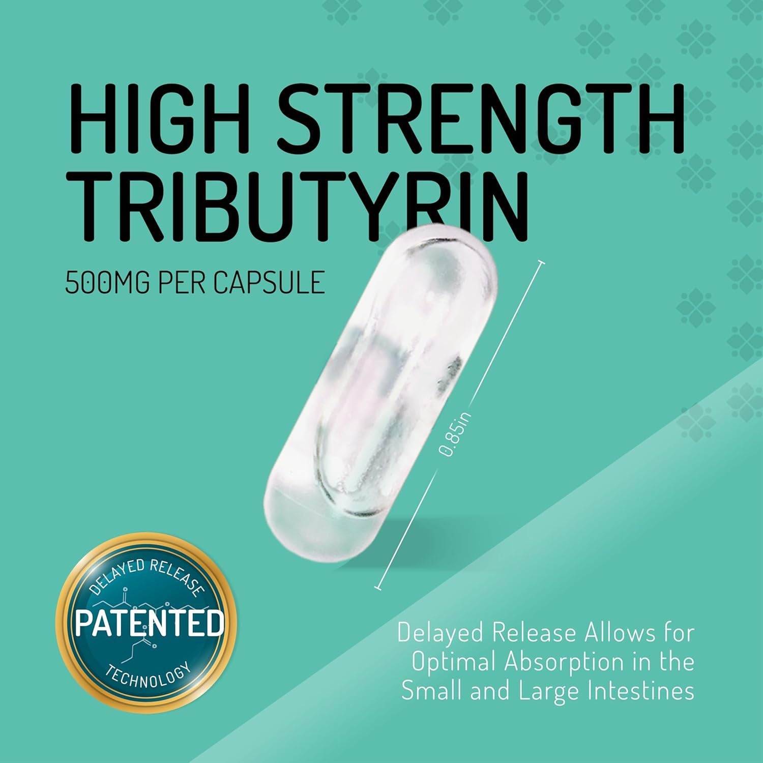 Healus Complete Biotic - Postbiotic Tributyrin Supplement - Postbiotics for Gut Health - Butyrate Gut Health Supplement