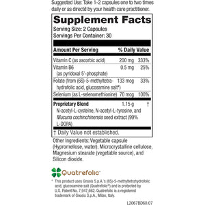 Neuroscience Balance D - Mood Support Supplement for Energy, Focus & Brain Health - Vitamin B6, Folate & More - Aid Dopamine Synthesis for Healthy Craving Control & Cognition (60 Capsules)