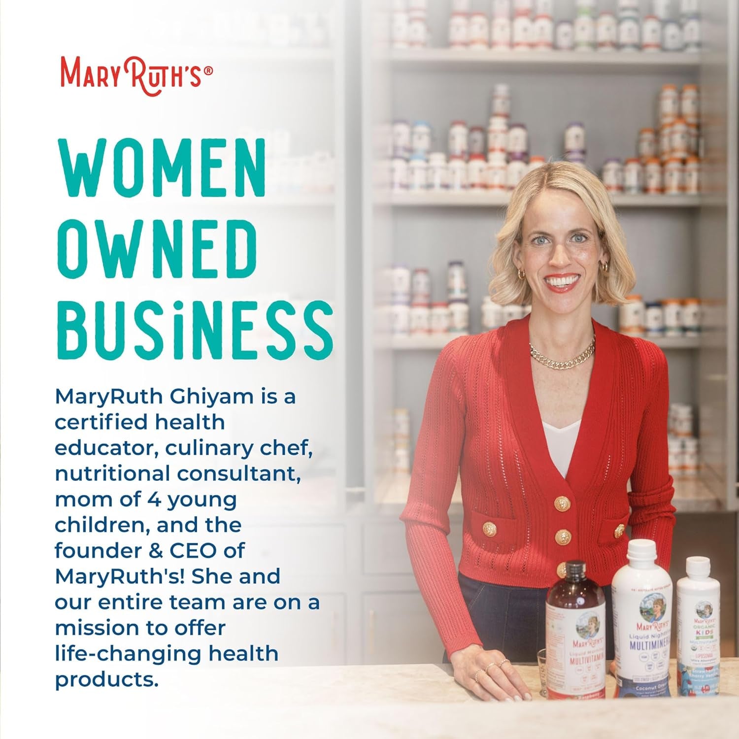 MARYRUTH'S 3-In-1 Probiotics for Digestive Health | Prebiotic & Postbiotic | Gut Health Supplement for Women & Men | 23 Unique Strains | Immune Support | 50 Billion CFU | 30 Servings