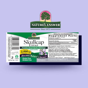Nature'S Answer Alcohol-Free Skullcap Herb, 1-Fluid Ounce