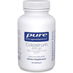 Pure Encapsulations Colostrum | 40% Igg Highly Concentrated Immune Support | 90 Capsules