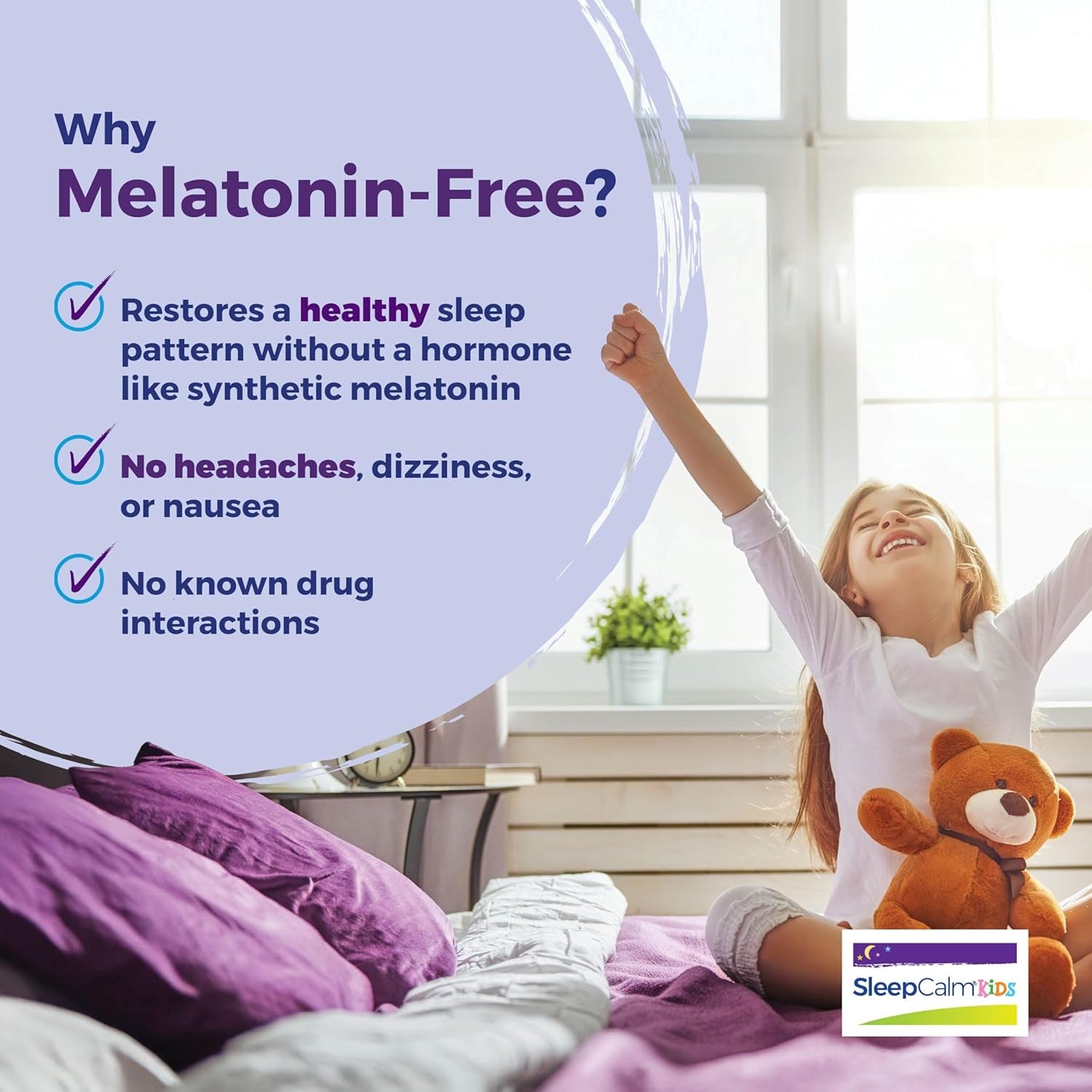 Boiron Sleepcalm Kids Liquid Doses Sleep Aid for Deep, Relaxing, Restful Nighttime Sleep - Melatonin-Free and Non Habit-Forming - 15 Count