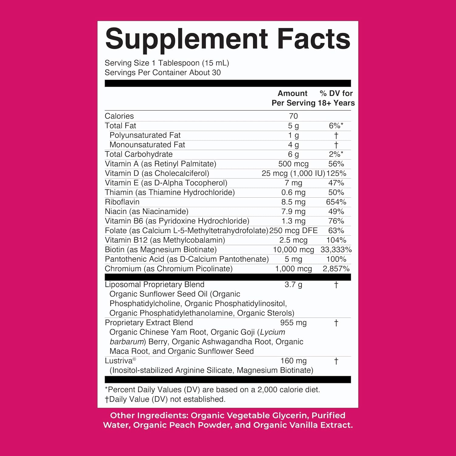 MARYRUTH'S Women'S Multivitamin + Lustriva Hair Growth Liposomal | Biotin 10000Mcg | Clinically Tested for Thicker, Fuller Hair, Improved Facial Fine Lines & Wrinkles | Ages 18+ | 15.22 Fl Oz