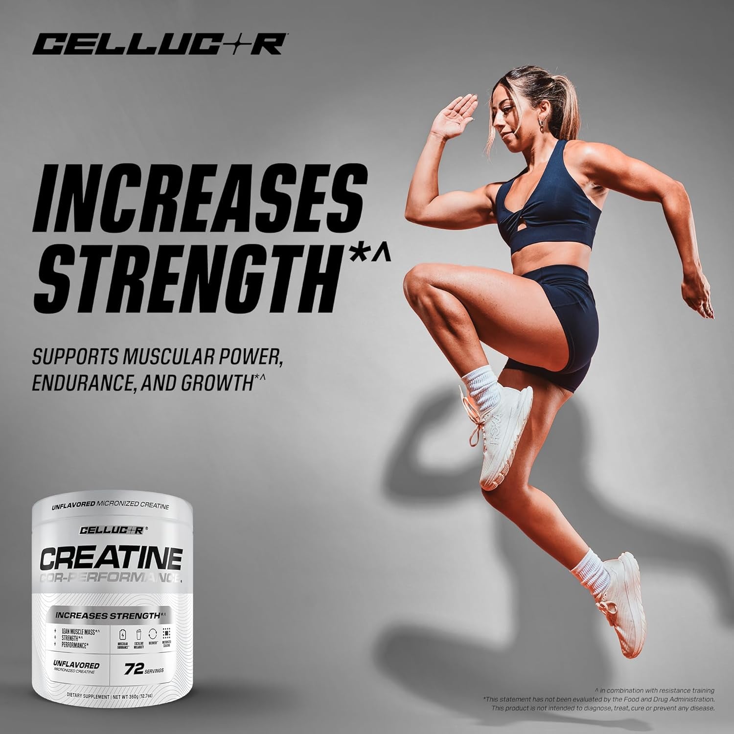 Cellucor Cor-Performance Creatine Monohydrate for Strength and Muscle Growth, 72 Servings