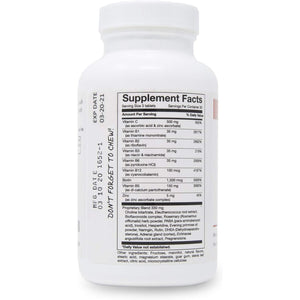 Stress and Adrenal Support - 90 Chewable Tablets - Citrusy Orange Flavor - Easily Digestible - by New Health Products
