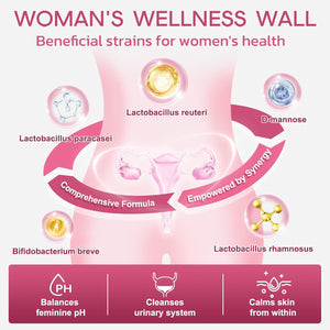 NATURE TARGET Probiotics for Women Probiotic Powder - 50 Billion Cfus, 13 Strains Supports for Digestive Vaginal Health, Bloating Relief, 30 Stick Packs