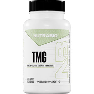 Nutrabio TMG Supplements Betaine Anhydrous 500Mg Capsules, Trimethylglycine Homocysteine Support
