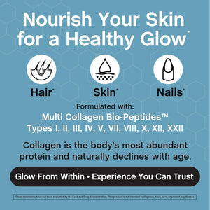 Neocell Multi Collagen Bio-Peptides Powder | 22Oz | Advanced with Hyaluronic Acid and Vitamin C | 10 Super Types of Collagen | Superior Absorption | Grassfed Protein Supplement