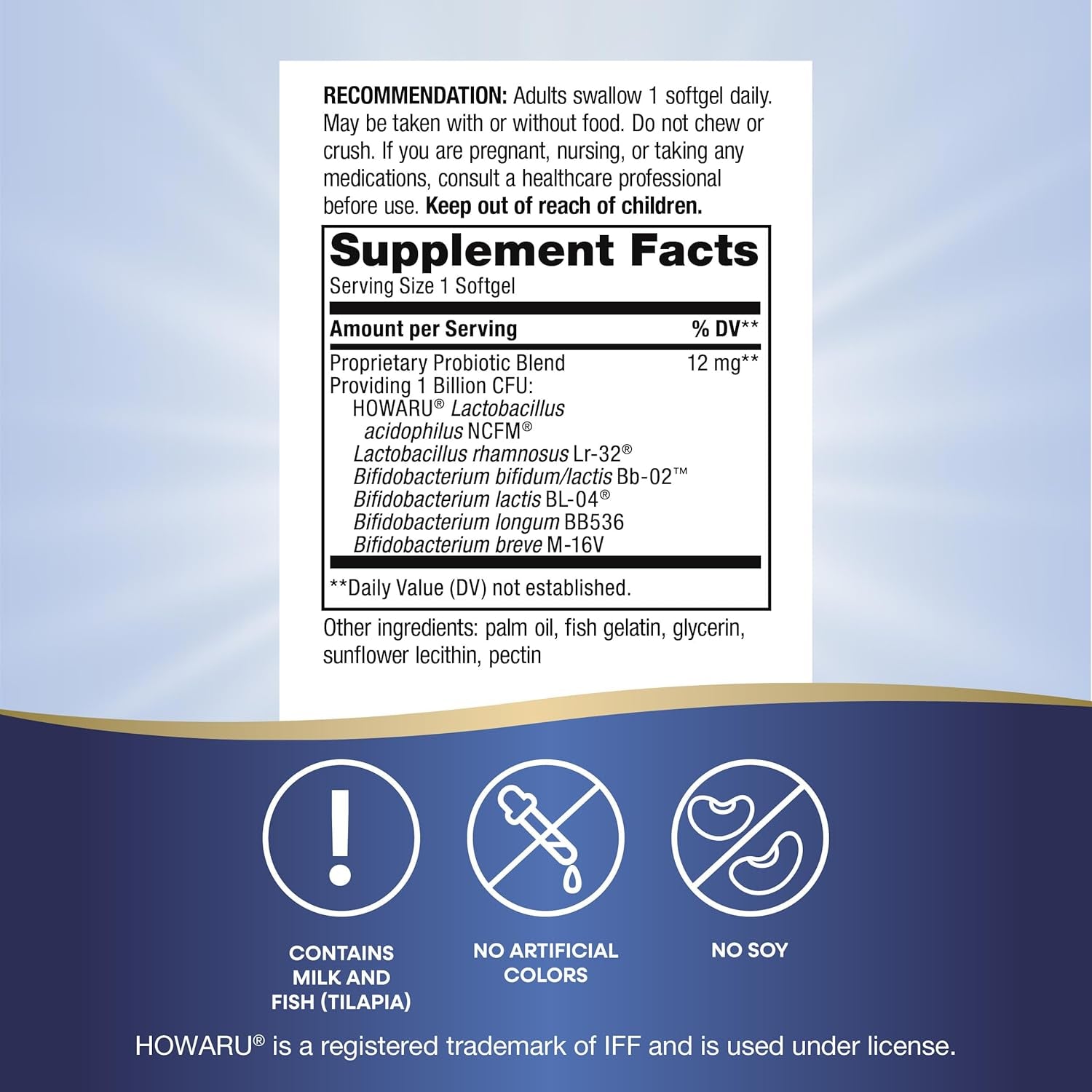 Nature'S Way Pearls Complete Probiotic, Supports Digestive Balance*, 1 Billion Live Cultures, Supplement for Men and Women, No Refrigeration Required, 90 Softgels (Packaging May Vary)