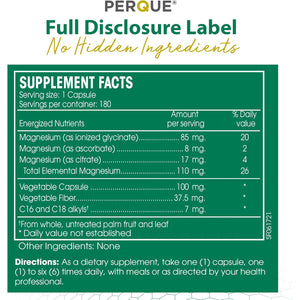 PERQUE Mg plus Guard 180 Vegetable Capsules