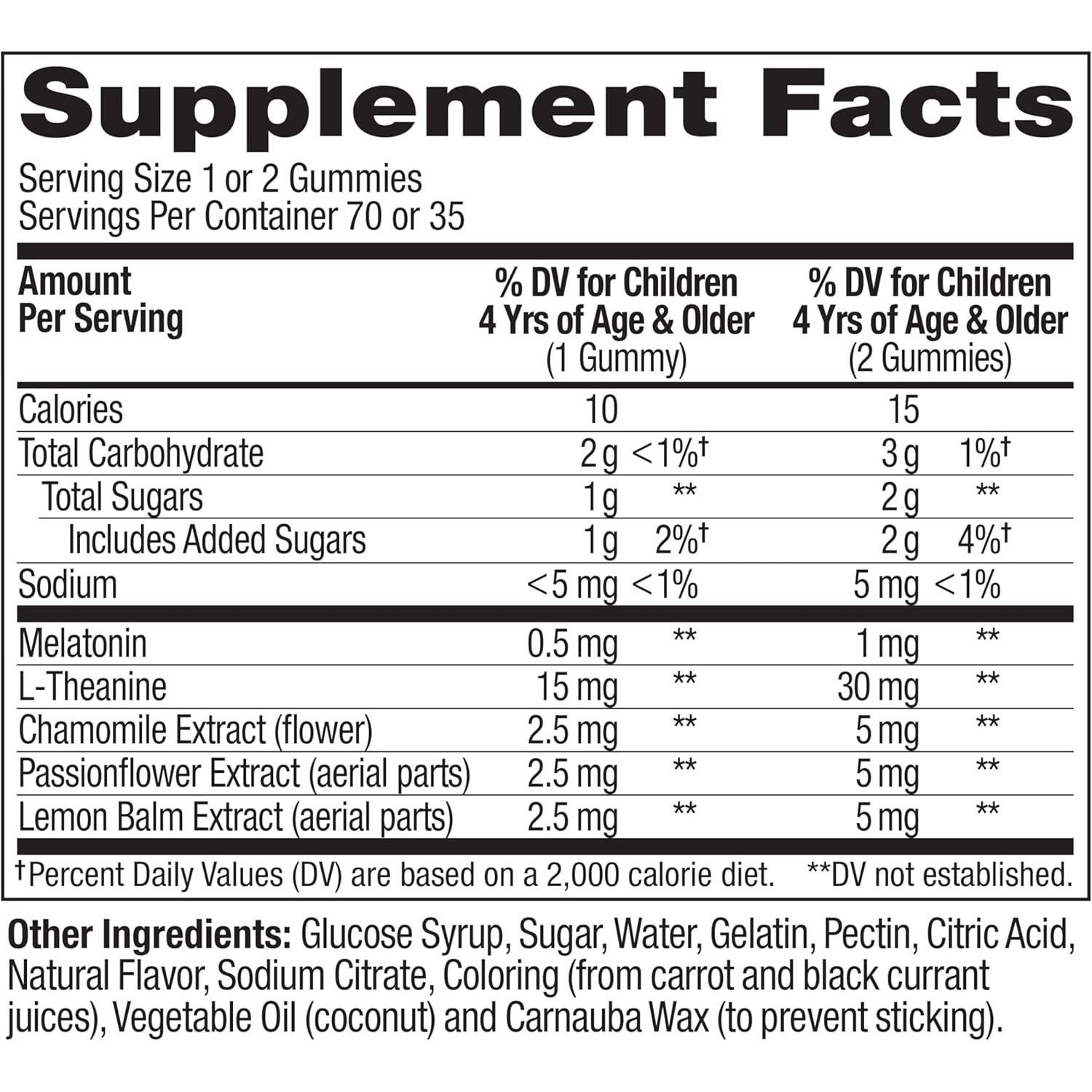 OLLY Kids Sleep Gummies, 0.5Mg Melatonin, L Theanine, Chamomile, and Lemon Balm, Raspberry - 70 Count