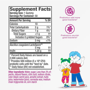 Align Probiotic, Kids Gummies, Prebiotic + Probiotic Helps Support a Healthy Digestive System*, #1 Doctor Recommended Probiotic Brand‡, 50 Gummies Packaging May Vary