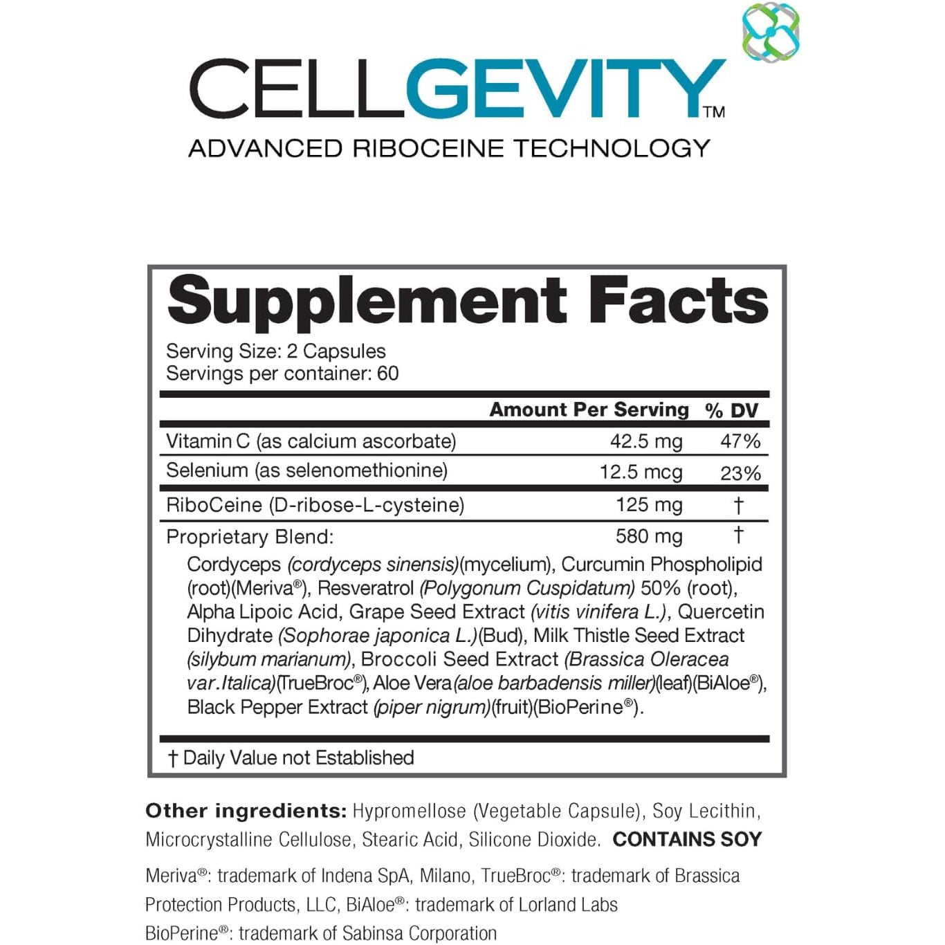Advanced Riboceine Technology, 120 Vegetable Capsules, 60 Servings