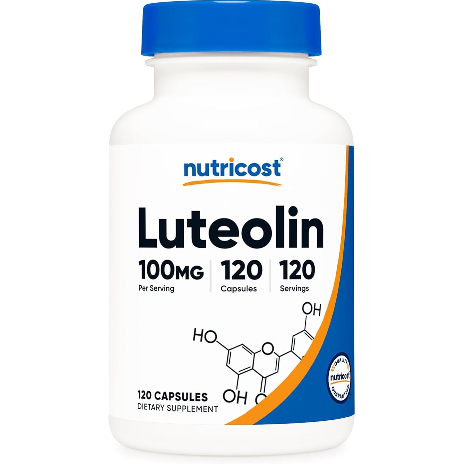 Nutricost Luteolin 100Mg 120 Capsules - Vegetarian Friendly, Non-Gmo, Gluten Free