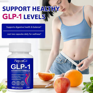 GLP 1 Supplement, 120 Capsules GLP-1 Probiotic for Appetite Regulate & Gut Health, Reduce Hunger & Cravings for Digestive, Promote GLP-1 Production & Support Weight Management, Vegan for Women & Men
