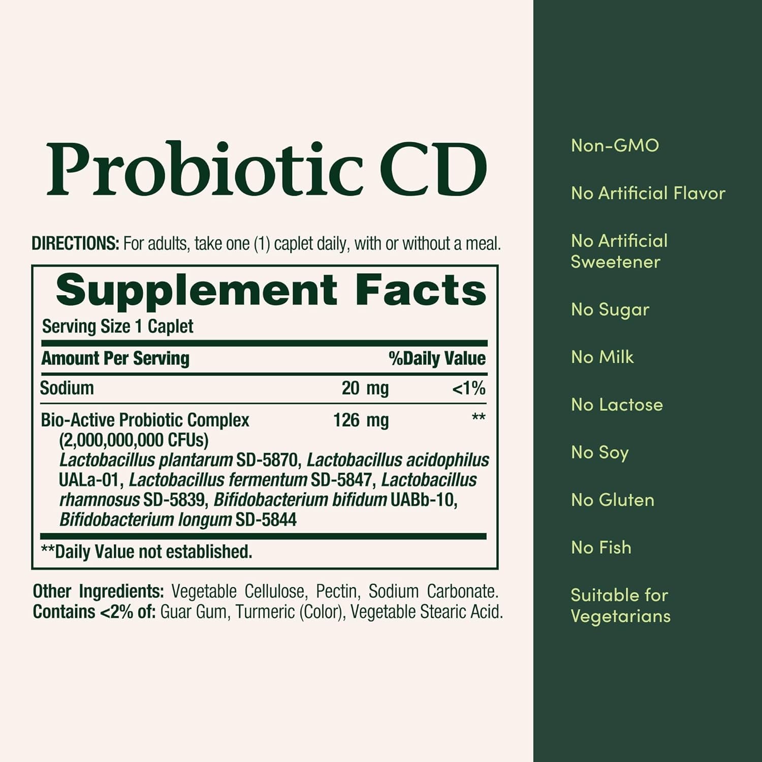 Nature'S Bounty Probiotic 10 Daily Probiotic Supplement for Digestive, Immune, and Upper Respiratory Support, Ultra Strength, 30 Capsules 1 Pack