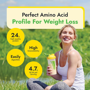 Almased Protein Powder for Weight Loss Kit for Men & Women, Natural Meal Replacement Shake for Weight Loss, Supplement, 24 Grams of Protein per Serving (Vanilla Flavor, 3 Cans @ 17.6 Oz Ea + Scoop)