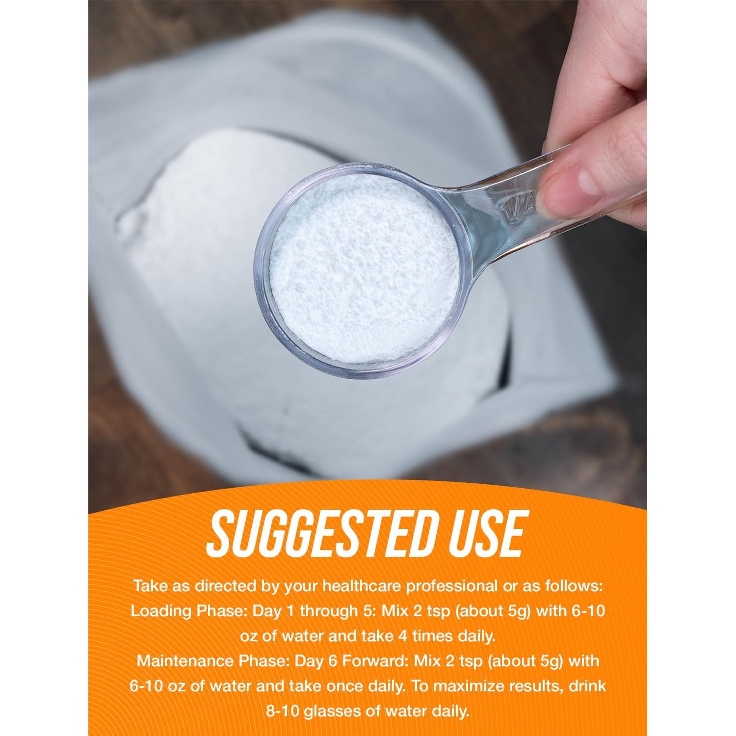 Bulksupplements.Com Creatine Monohydrate Powder - Micronized Creatine Powder, Unflavored - Pure & Gluten Free, 5G per Serving, 500G (1.1 Lbs) (Pack of 1)