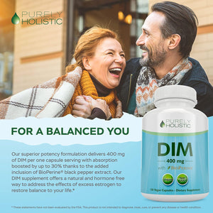 DIM Supplement 400MG | Extra Strength | Estrogen & Hormone Balance for Men and Women | Five Month Supply | Menopause, Prostate & Energy Support | Diindolylmethane | Vegan & Non-Gmo | 150 Capsules