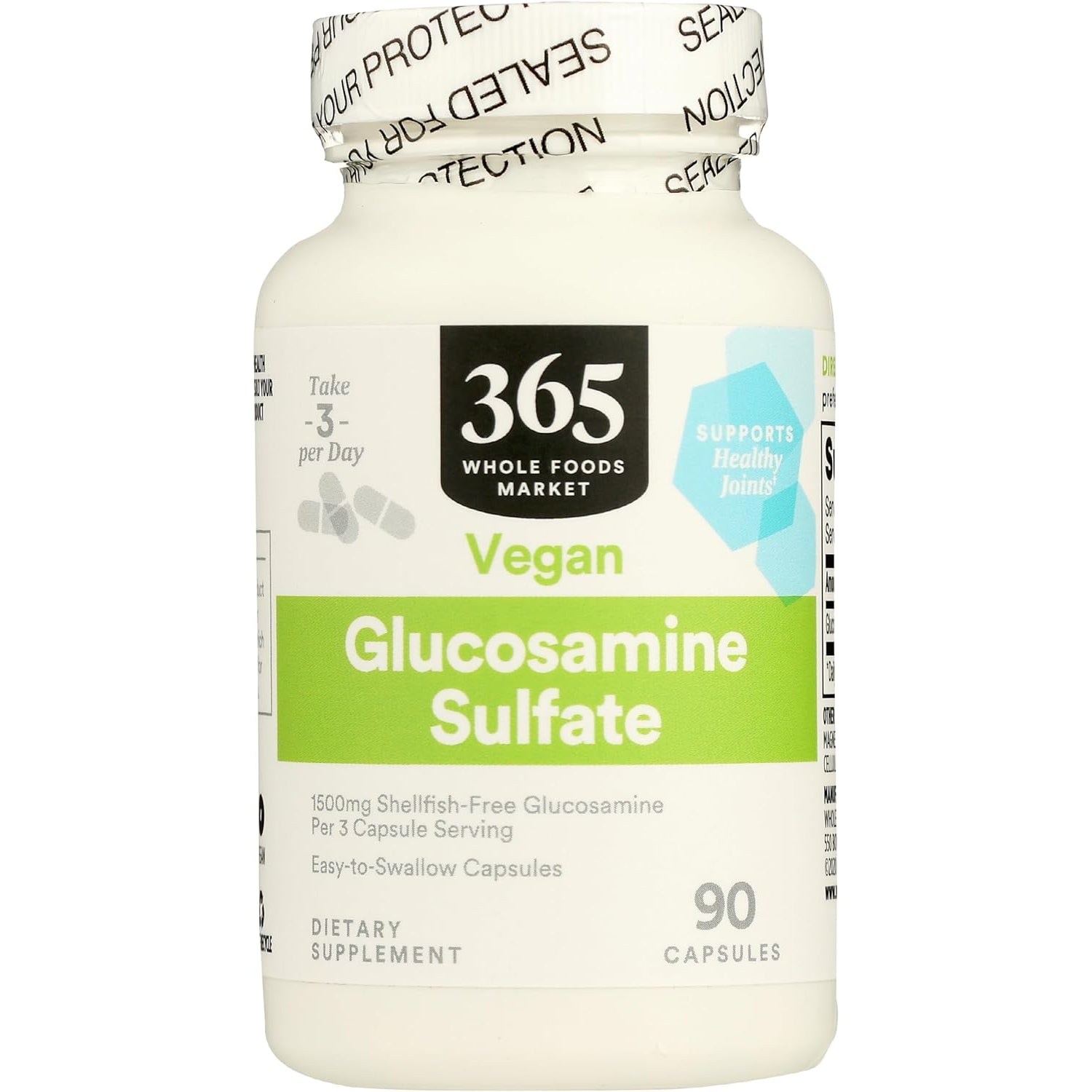 365 by Whole Foods Market, Glucosamine Sulfate Vegan, 90 CT