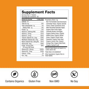 Dr. Schulze'S Superfood 100 - Everyday Superfood Supplement to Support Overall Wellness - Mutivitamin Support for Cellular Nutrition & Energy - Clean Ingredients - Gluten-Free & Dairy-Free - 90 Count