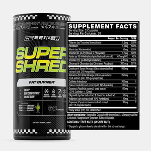 Cellucor Super Shred™ Fat Burner | Thermogenic Power & High Stimulant Energy | 60 Capsules