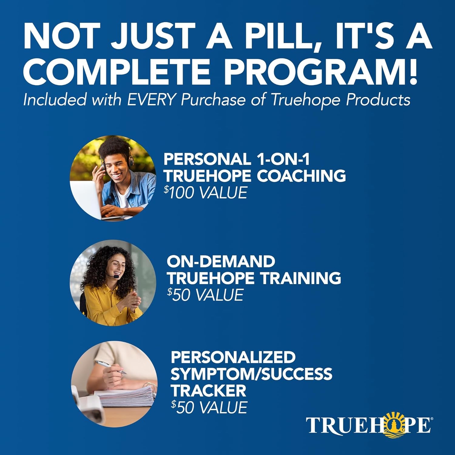 Truehope Empowerplus Advanced Multivitamin for Women & Men - Broad-Spectrum Multivitamins & Chelated Minerals | 1000% Better Absorption | 37 Research Studies & 28 Years of Success | 30 Day Supply
