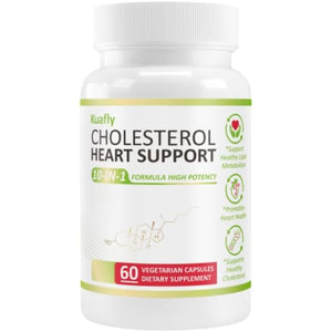 Cholesterol Lowering Supplements & Heart Support with Plant Sterols, Niacin, Red Yeast Rice, Cholesterol Supplements Support Normal Cholesterol Levels 60 Capsules