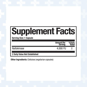 Arthur Andrew Medical - Nattovena, Pure Nattokinase, Circulatory and Heart Health, Vegan, Non-Gmo, 30 Capsules