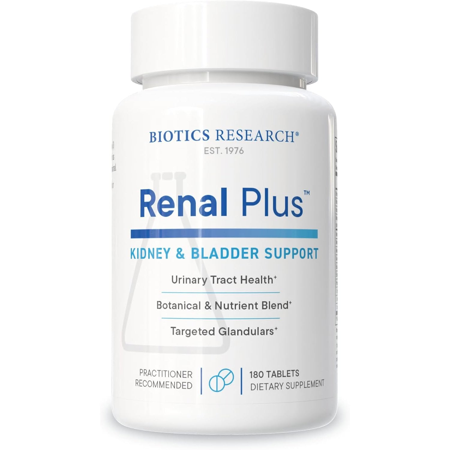 Biotics Research Renal plus – Botanical, Glandular and Nutritional Support for Optimal Renal Function. Kidney Health & Supports Urological Function –Ulva Ursi, Buchu Leaf, Echinacea, Cranberry–180Tabs