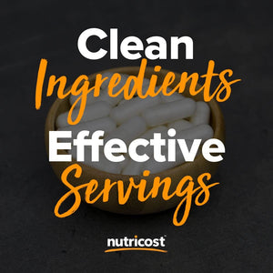 Nutricost L-Tyrosine 500Mg, 180 Capsules - Gluten Free & Non-Gmo