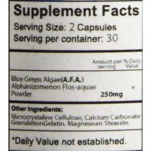 Bioxtron Natural Stem Cell Supplement Capsules - Cellular & Antioxidant Support Formula with Blue Green Algae, Spirulina, Immune & Energy Support - 60 Capsules