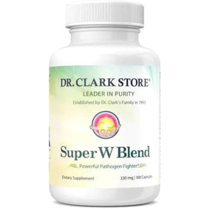Dr Clark Store Wormwood Super W Blend 330 Mg, 100 Capsules, 100 Day Supply, Traditional Botanical Supplement to Support Healthy Digestive Balance and Internal Cleansing Routines, Non-Gmo & Gluten Free
