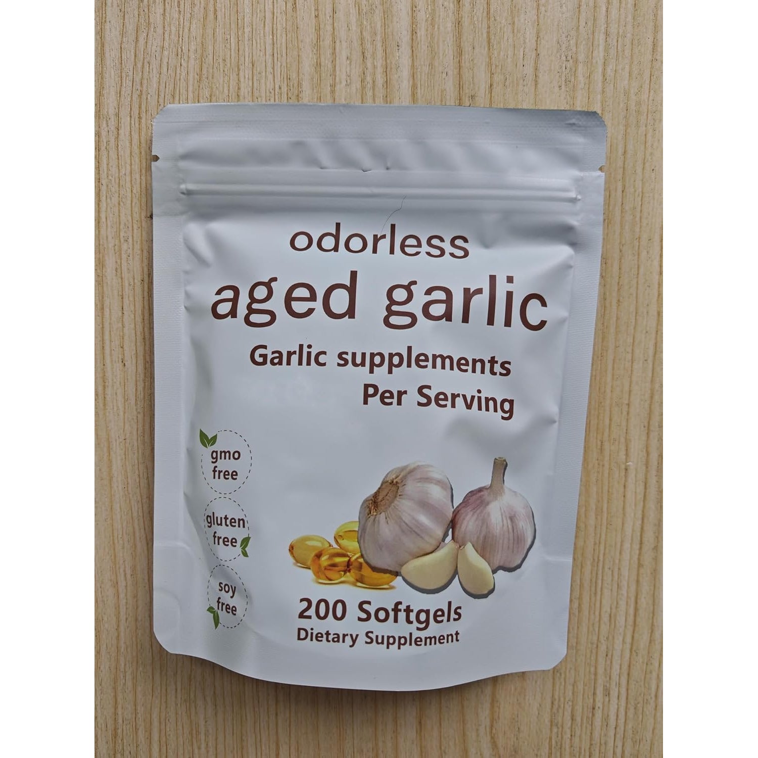 Primus Aged Garlic Extract Odorless –200 Softgels | Organic, Non-Gmo, Gluten-Free | Daily Immune for Adults(1Pcs)