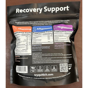 Detox & Withdrawal Support System | 21-Day Recovery Supplement for Anxiety, Stress, Sleep, Mood & Craving Support | Magnesium Glycinate, GABA, L-Theanine