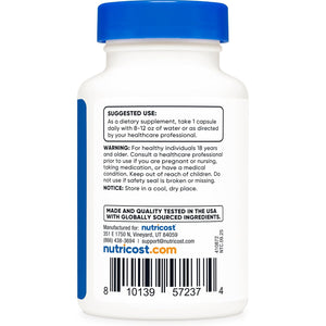 Nutricost Dihydroberberine Capsules (100Mg, 60 Capsules) - More Bioavailable Metabolite of Berberine