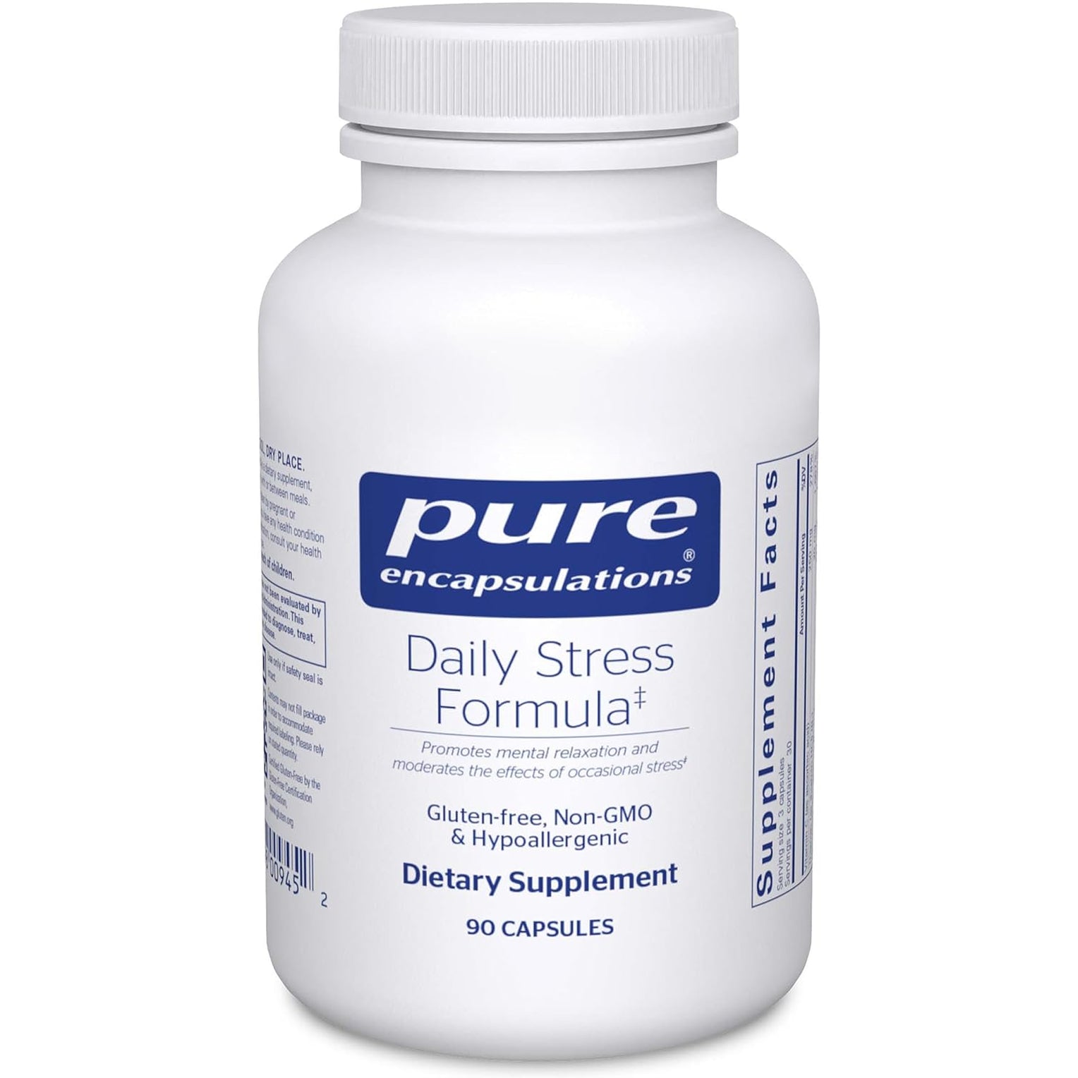 Pure Encapsulations Daily Stress Formula | Promotes Relaxation and Moderates the Effects of Occasional Stress*| 90 Capsules