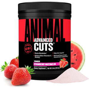 Animal Cuts Thermogenic Fat Burner Powder - Weight Loss for Women and Men for Metabolism, Energy, Focus, and Nootropic Brain Support with Ketones Appetite Suppressant - Strawberry Watermelon Flavor