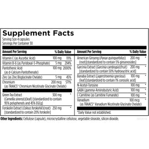 Designs for Health Endotrim - Green Tea Extract, Garcinia Cambogia, Coleus Forskohlii + L-Carnitine Supplement for Men + Women - Vegan (120 Capsules)