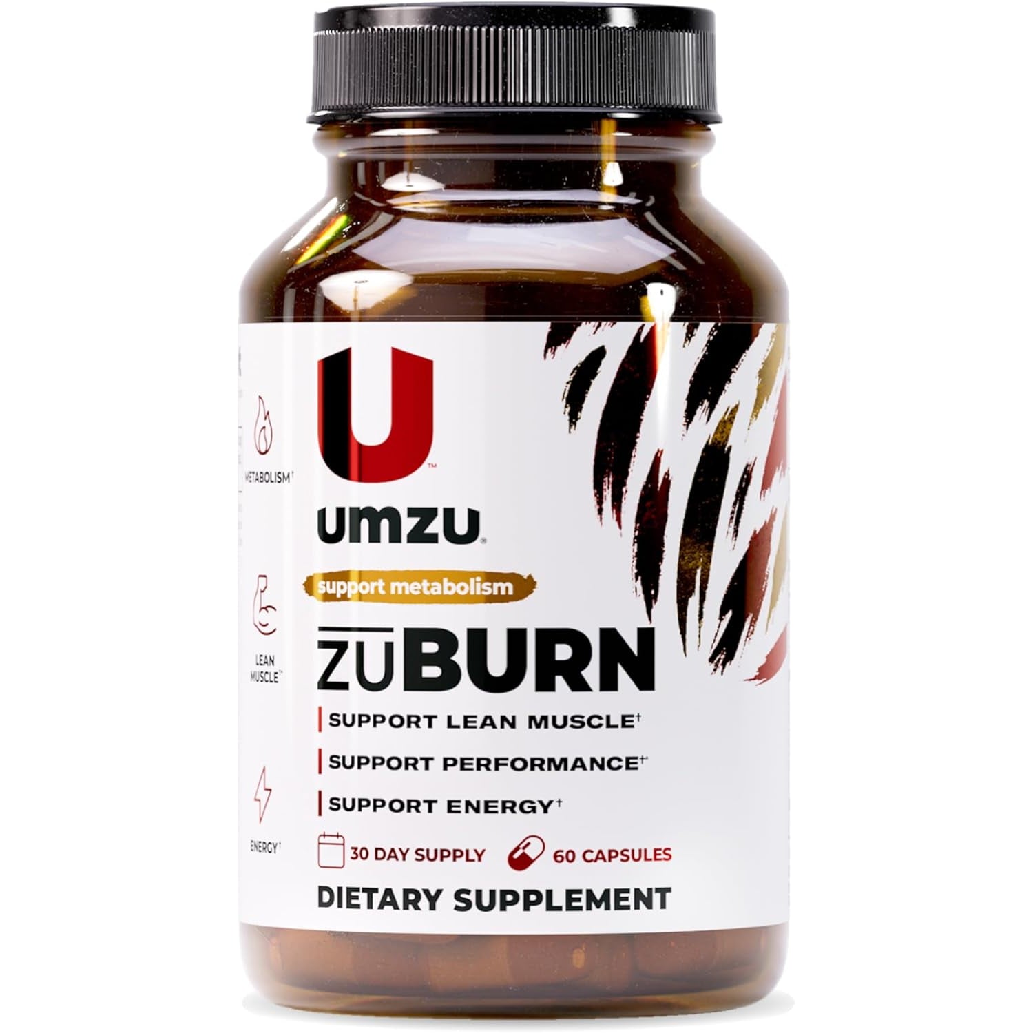 UMZU Zuburn Energy Support Supplement, (30 Day Supply) – Caffeine Mitoburn Capsimax Grains of Paradise B6 & B12 – Energy Supplements for Daily Energy, Focus & Active Lifestyle Support General Wellness