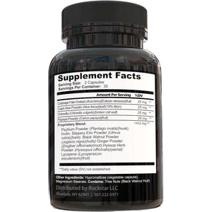 Rockstar Abs Dietary Supplement - Thermogenic Ab Fat Burner, Hyper Metabolizer - Belly Fat & 6 Pack Support, Weight Loss, GLP-1 & Metabolism Booster Pills for Men & Women – Targeted Abdominal Fat Loss