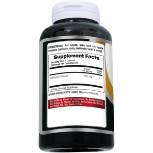 FITO MEDIC'S Lab | Activated Charcoal | 240 Caps | Activated Charcoal Pills