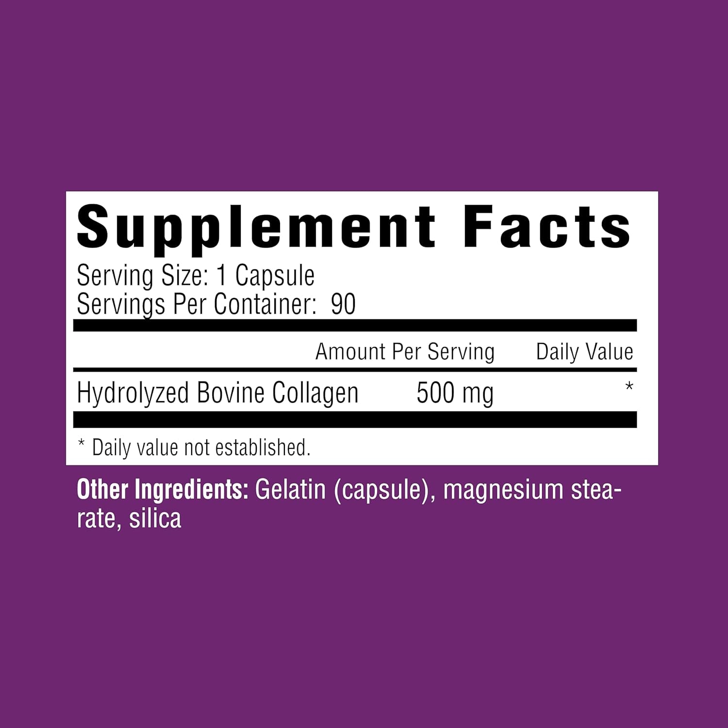 Rejuvicare Super Collagen Capsules for Beauty, Healthy Joints, Hair, Skin, & Nails, 90 Servings, Multi, (N8745)