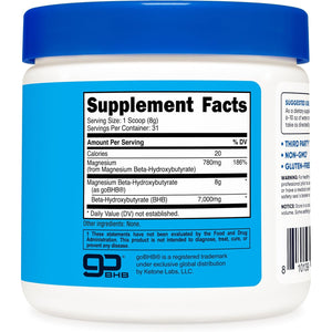Nutricost Magnesium BHB Salts (250 Grams, Unflavored) - Exogenous Ketone Supplement, 6.5G Beta-Hydroxybutyrate per Serving