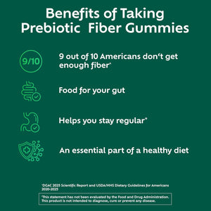 Benefiber Prebiotic GLP-1 Friendly Fiber Supplement Gummies for Digestive Health, Assorted Fruit Flavor - 81 Count