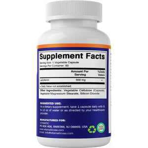 Vitamatic Lactoferrin 500Mg – 60 Vegetable Capsules Promotes Healthy Immune Function