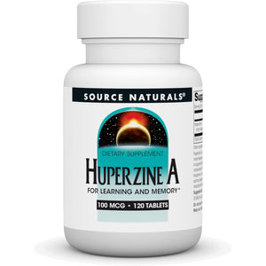 Source Naturals Huperzine A, for Learning and Memory*, 100Mcg - 120 Tablets