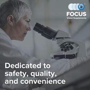 Focus Select AREDS2 Based Eye Vitamin-Mineral Supplement - Upplement for Eyes (180 Ct. 90 Day Supply) - Low Zinc Formula - Eye Vision Supplement and Vitamin